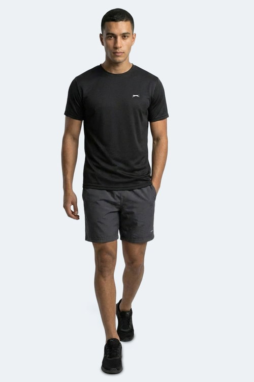 Slazenger HAUNTED I Erkek Siyah Tişört