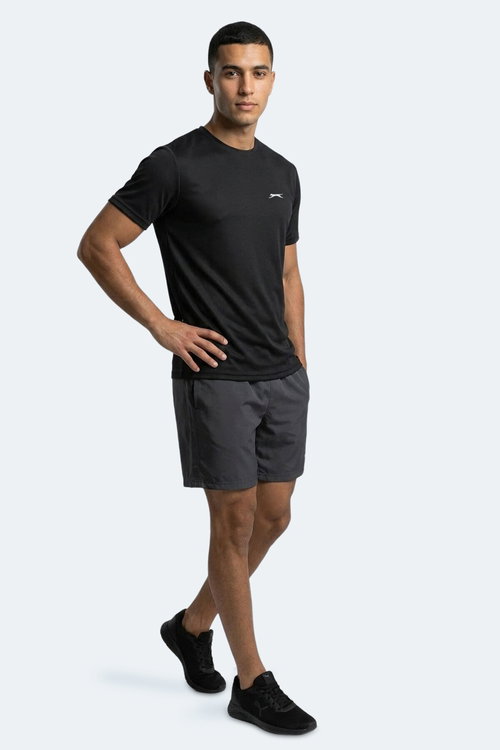 Slazenger HAUNTED I Erkek Siyah Tişört