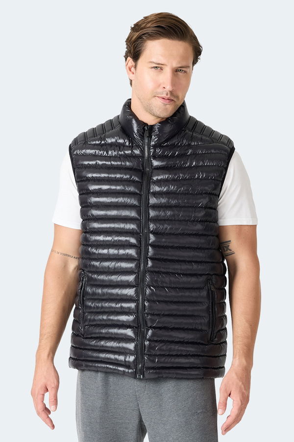 Slazenger HAZAR Erkek Şişme Siyah Yelek