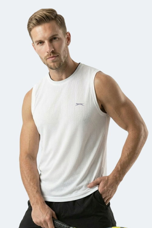 Slazenger HAZZAR I 2 Lİ SET Erkek Beyaz - Siyah Tişört