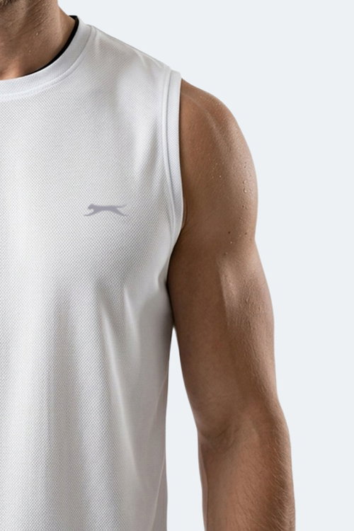 Slazenger HAZZAR I 2 Lİ SET Erkek Beyaz - Siyah Tişört