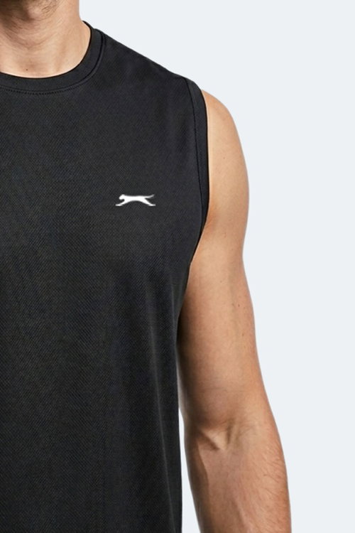Slazenger HAZZAR I 2 Lİ SET Erkek Beyaz - Siyah Tişört