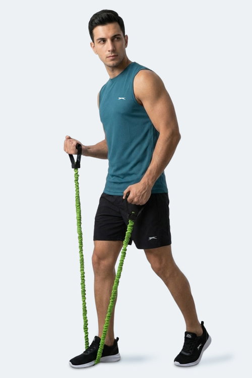Slazenger HAZZAR I Erkek Kolsuz Petrol Tişört