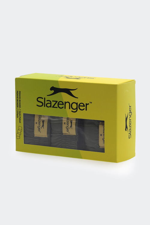 Slazenger HE 3 lü Set Erkek Haki Boxer