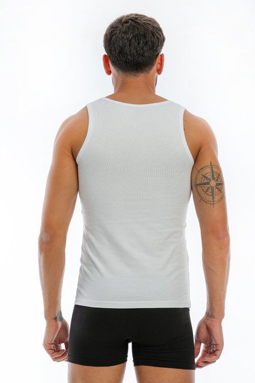 Slazenger HEALTH Erkek Beyaz Atlet