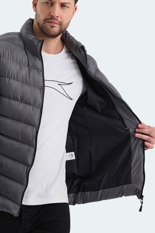 Slazenger HEAR IN Erkek Mont & Kaban Koyu Gri