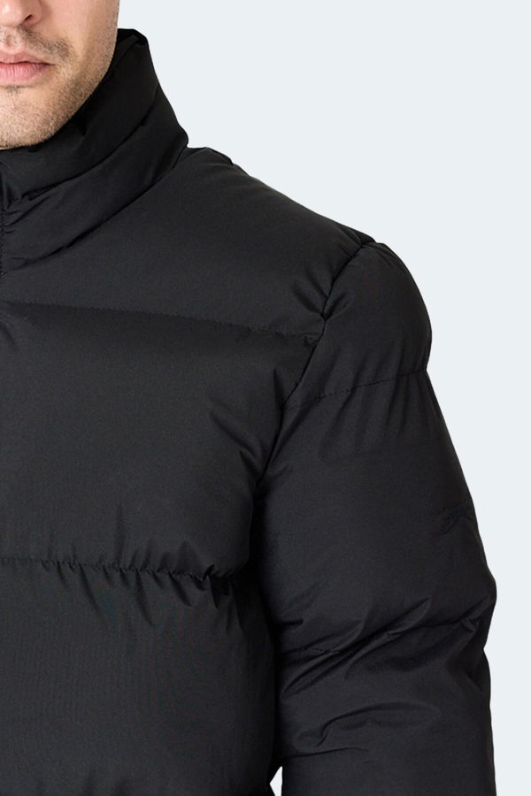 Slazenger HECARIM Erkek Kapüşonlu Şişme Siyah Yelek