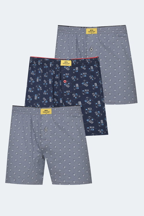 Slazenger HEGEL 3 lü Set Erkek Karışık Boxer