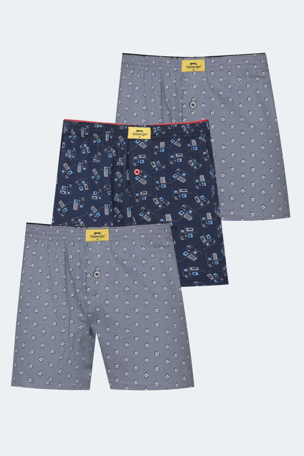 Slazenger HEGEL 3 lü Set Erkek Karışık Boxer
