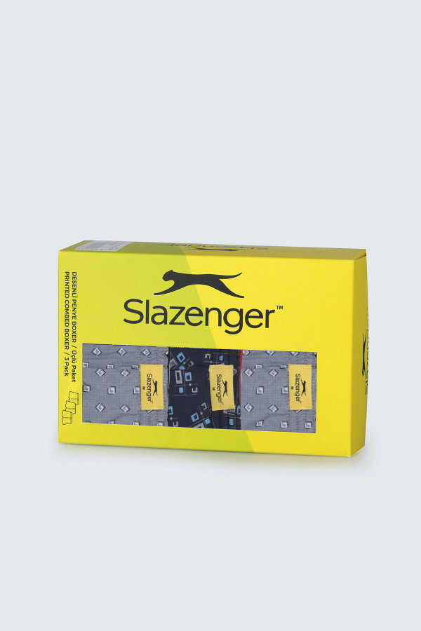 Slazenger HEGEL 3 lü Set Erkek Karışık Boxer