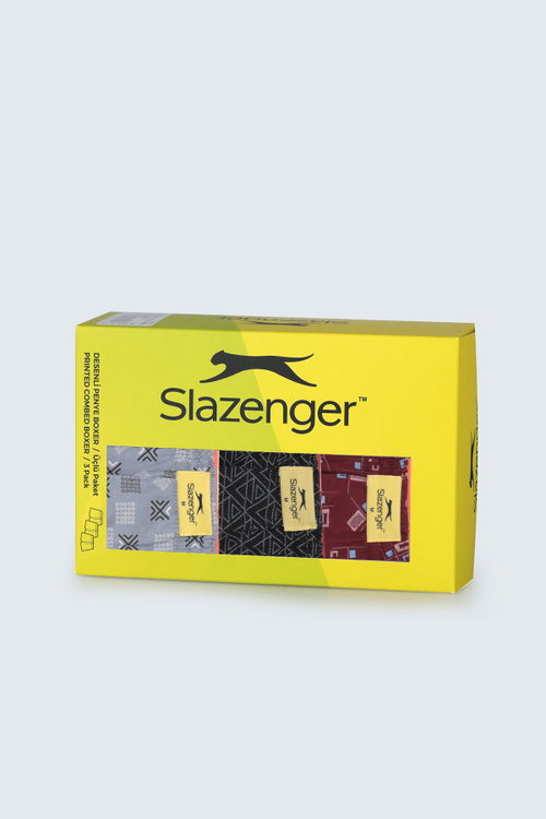 Slazenger HEGEL 3 lü Set Erkek Karışık Boxer