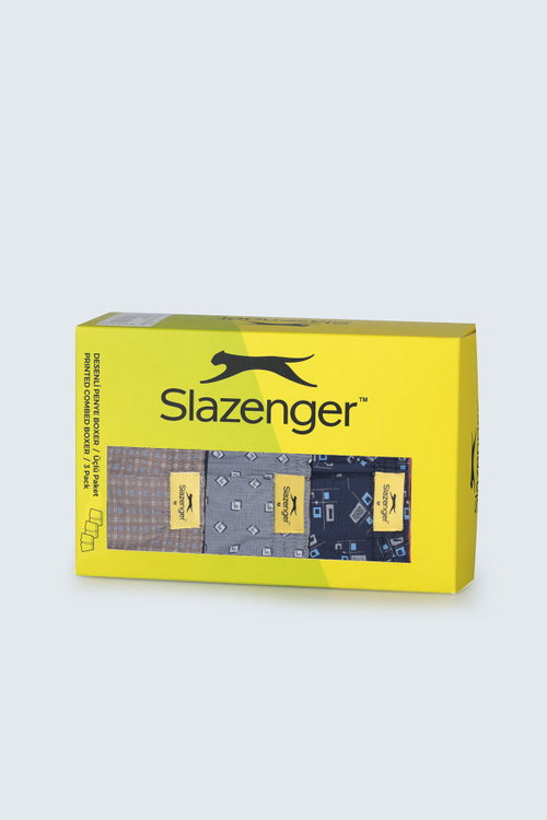 Slazenger HEGEL 3 lü Set Erkek Karışık Boxer
