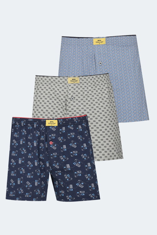 Slazenger HEGEL 3 lü Set Erkek Karışık Boxer