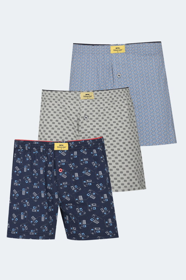 Slazenger HEGEL 3 lü Set Erkek Karışık Boxer