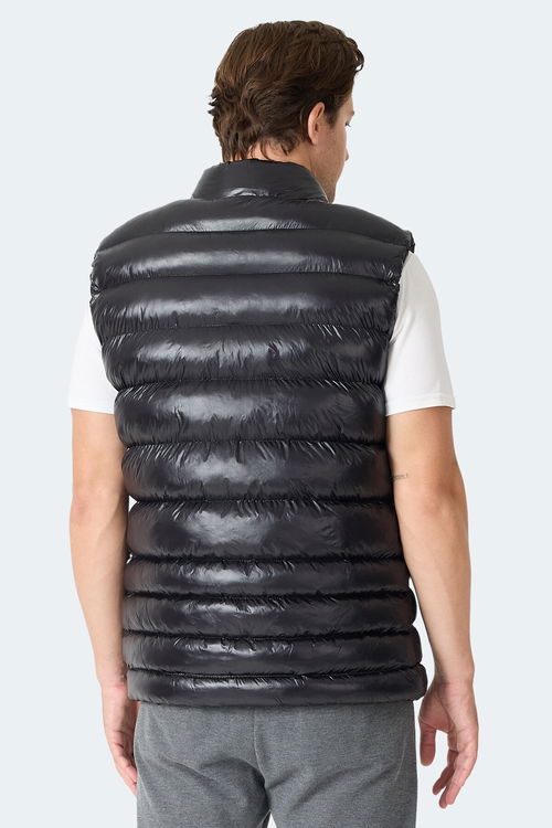 Slazenger HELIORA Erkek Şişme Siyah Yelek