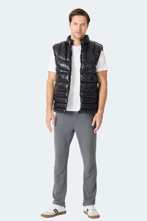 Slazenger HELIORA Erkek Şişme Siyah Yelek