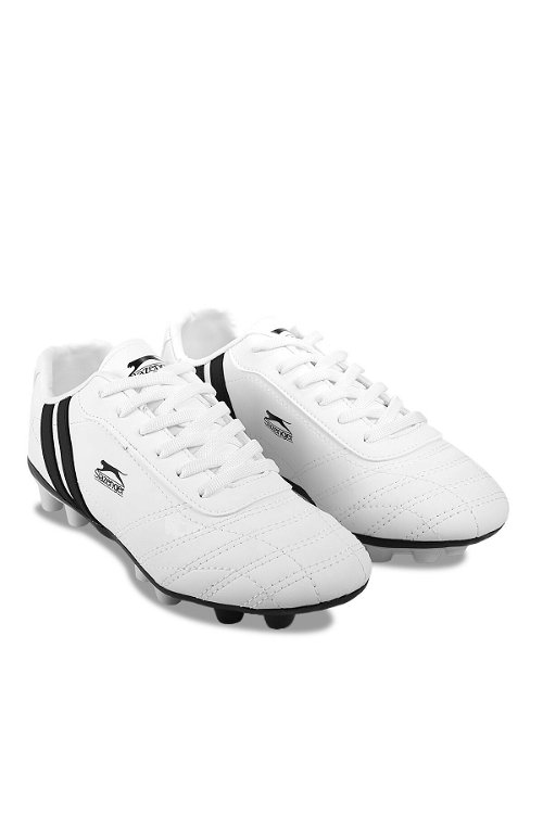 Slazenger HENRIK KR Futbol Erkek Çocuk Krampon Ayakkabı Beyaz / Siyah