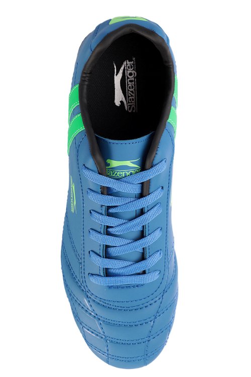 Slazenger HENRIK KR Futbol Erkek Çocuk Krampon Ayakkabı Saks Mavi / Yeşil