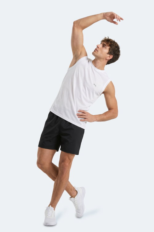 Slazenger HEROFIT IN Erkek Kolsuz Beyaz Atlet