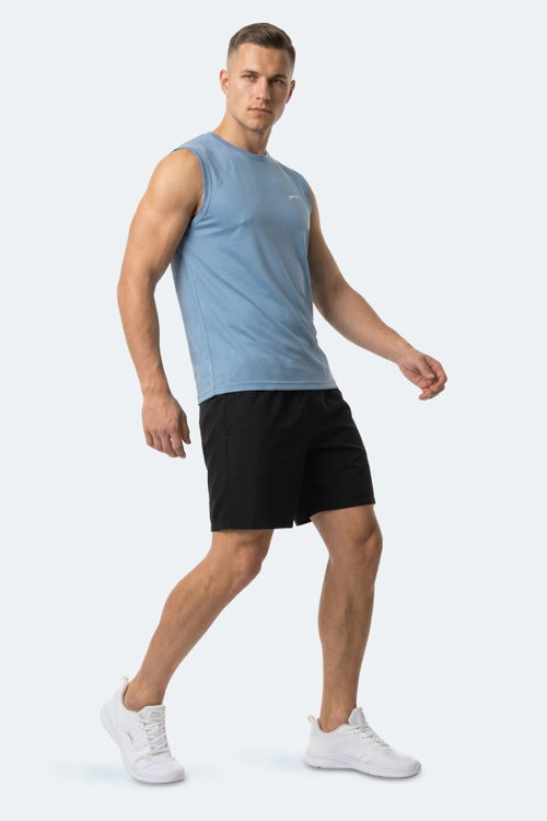 Slazenger HEROFIT IN Erkek Kolsuz Mavi Atlet