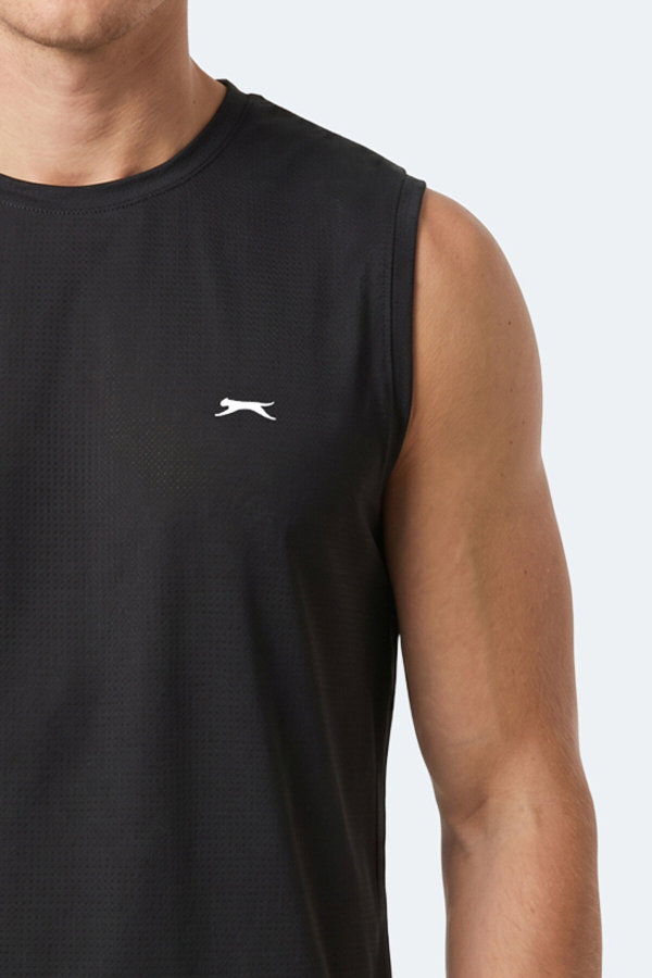 Slazenger HEROFIT Erkek Kolsuz Siyah Atlet
