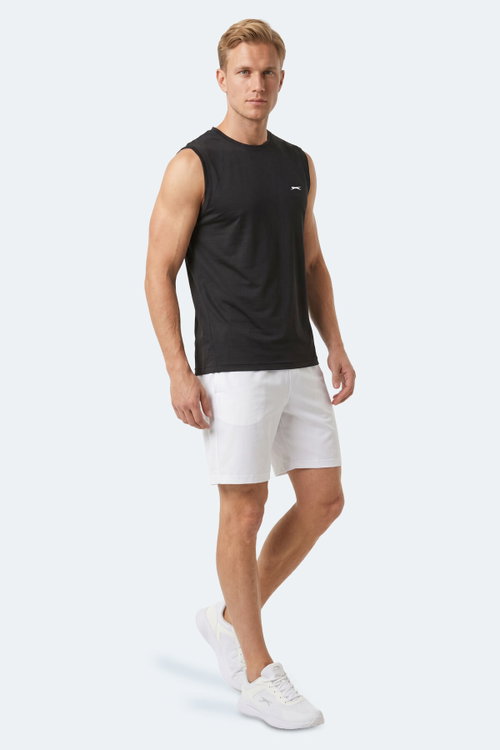 Slazenger HEROFIT IN Erkek Kolsuz Siyah Atlet