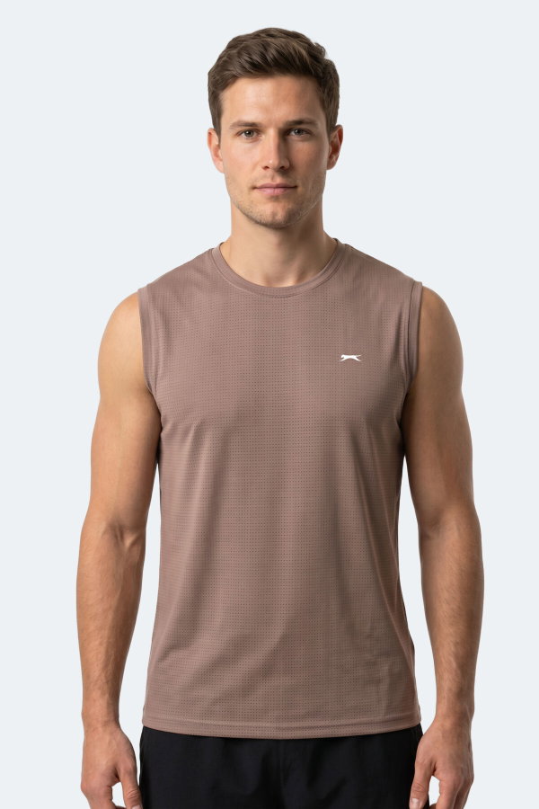 Slazenger HEROFIT IN 3 LÜ SET Erkek Petrol - Vizon - Gri Tişört