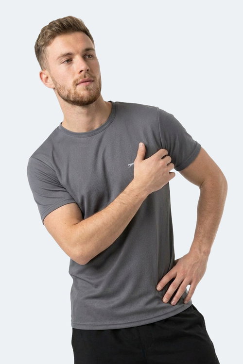 Slazenger HERRERA Erkek Koyu Gri Tişört