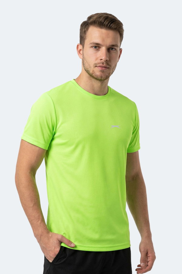 Slazenger HERRERA Erkek Neon Yeşil Tişört