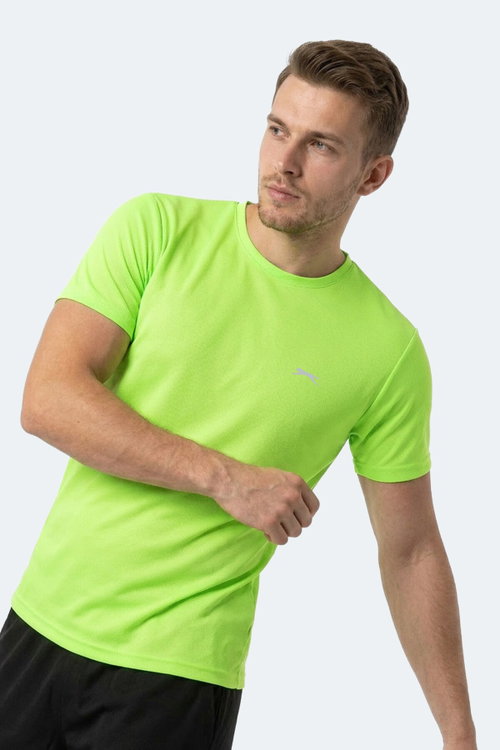 Slazenger HERRERA IN Erkek Neon Yeşil Tişört