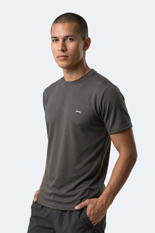 Slazenger HIJACK I Erkek Antrasit Tişört