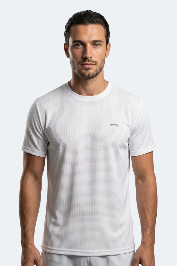 Slazenger HIJACK I Erkek Beyaz Tişört