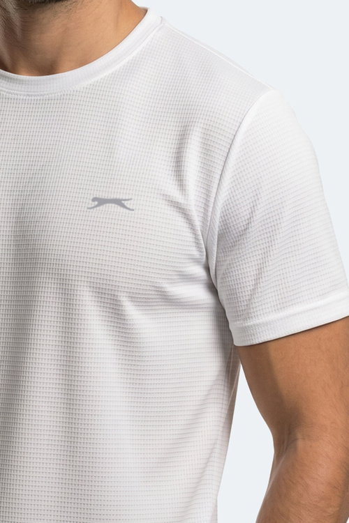 Slazenger HIJACK I Erkek Beyaz Tişört