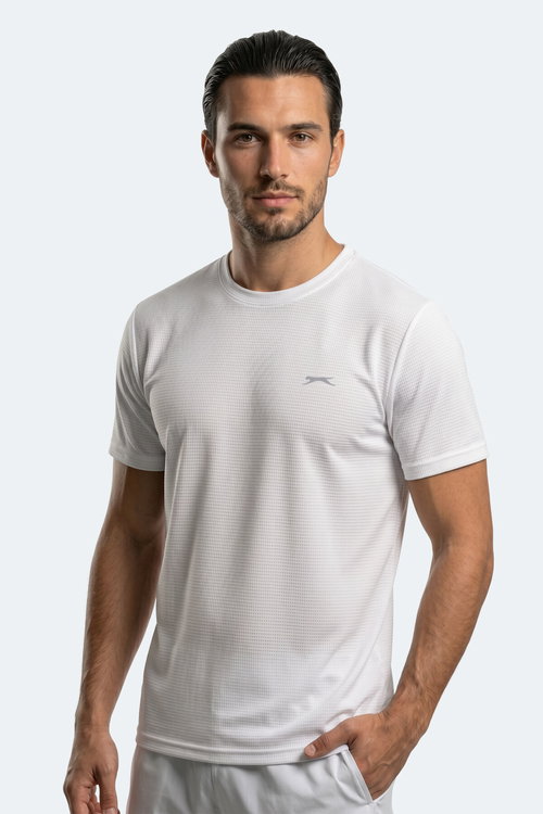 Slazenger HIJACK I Erkek Beyaz Tişört
