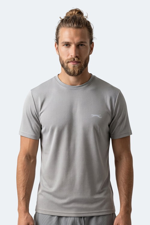 Slazenger HIJACK I Erkek Gri Tişört