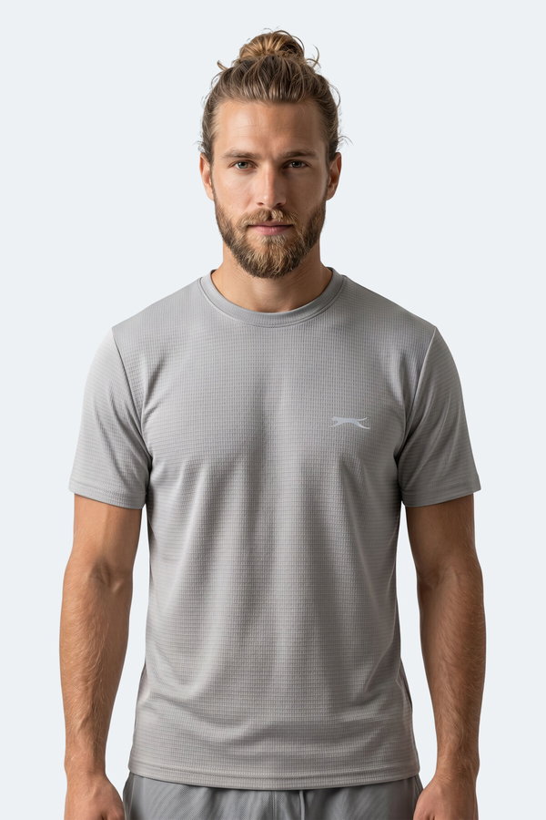 Slazenger HIJACK I Erkek Gri Tişört