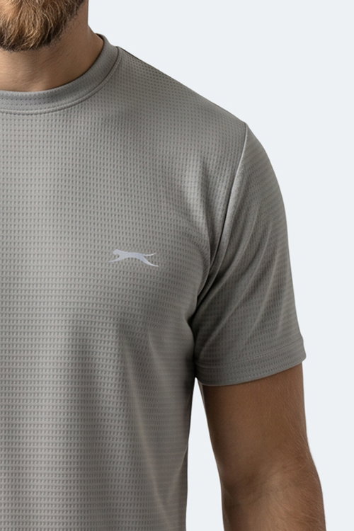 Slazenger HIJACK I Erkek Gri Tişört