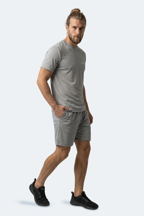 Slazenger HIJACK I Erkek Gri Tişört