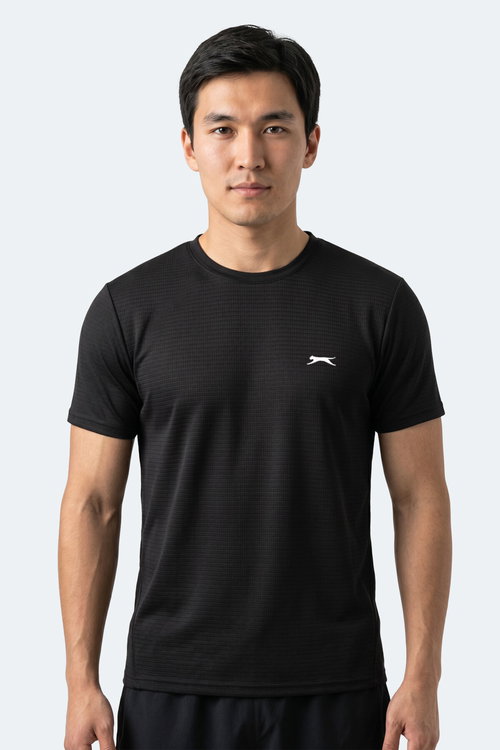 Slazenger HIJACK I Erkek Siyah Tişört