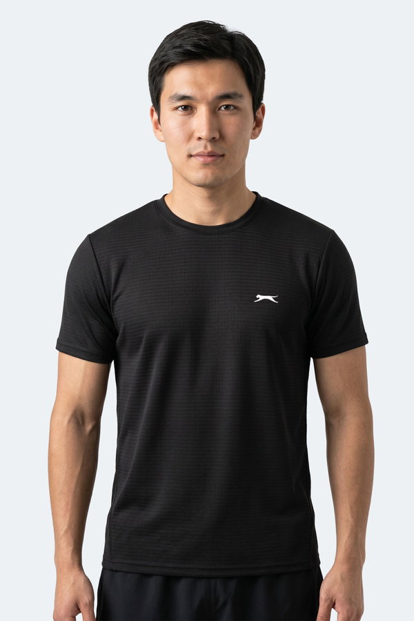 Slazenger HIJACK I Erkek Siyah Tişört