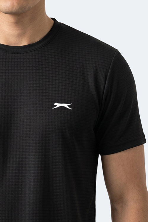 Slazenger HIJACK I Erkek Siyah Tişört