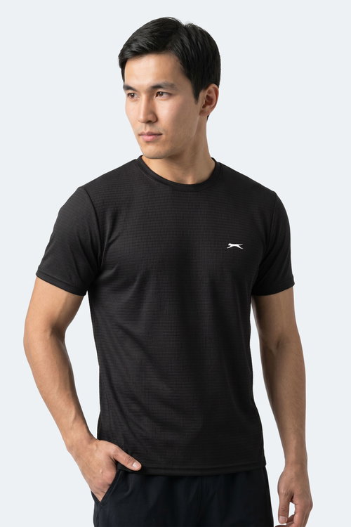 Slazenger HIJACK I Erkek Siyah Tişört