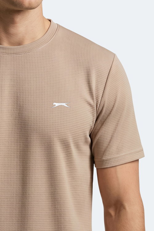 Slazenger HIJACK I Erkek Vizon Tişört