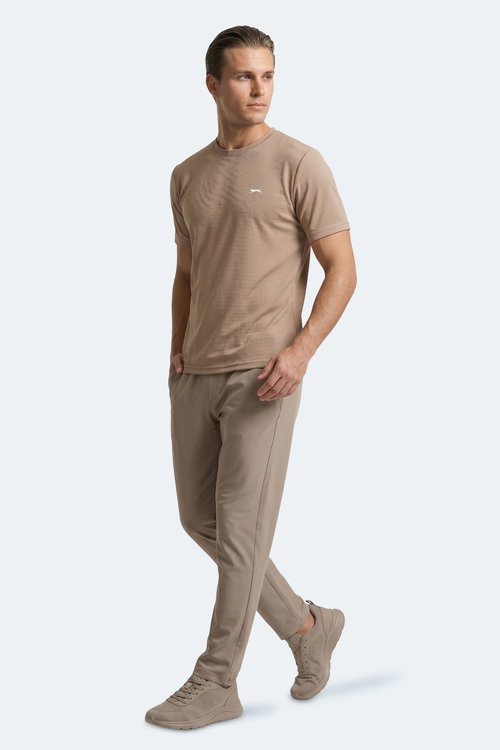 Slazenger HIJACK I Erkek Vizon Tişört