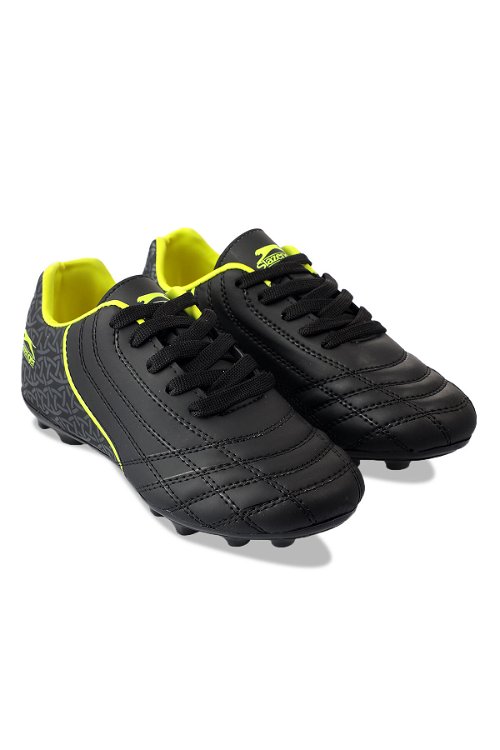 Slazenger HINO KR Futbol Erkek Çocuk Krampon Ayakkabı Siyah / Sarı