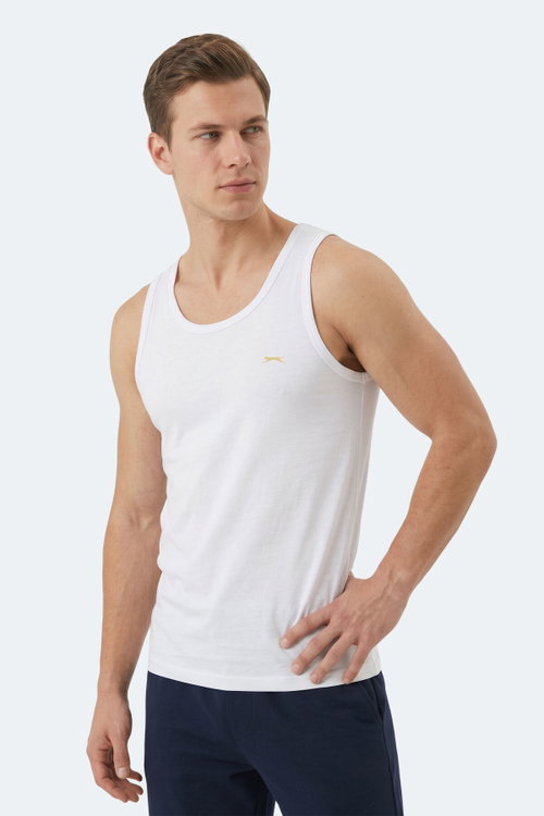 Slazenger HOKEY 2 Lİ SET Erkek Beyaz - Siyah Tişört