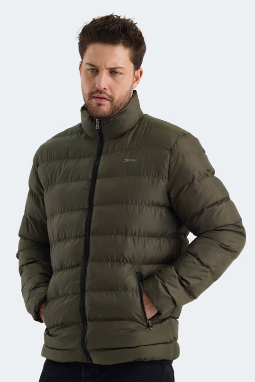 Slazenger HONOR I Erkek Şişme Haki Mont & Kaban