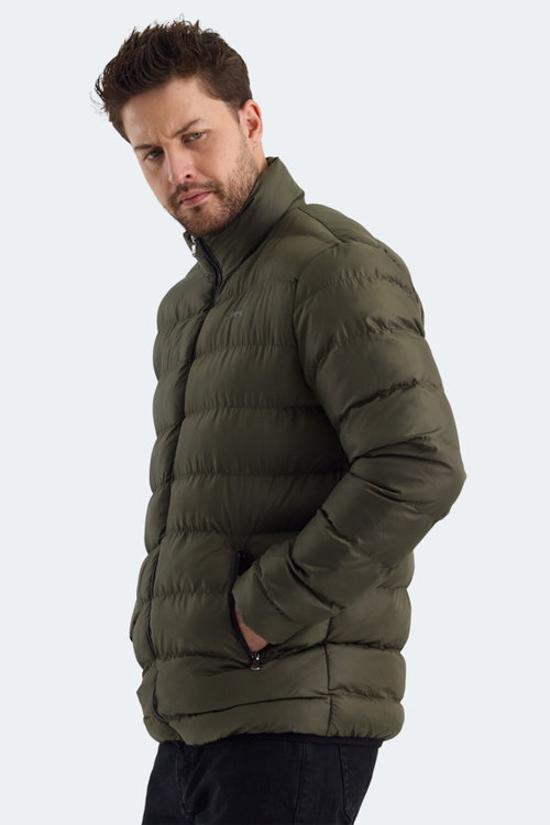 Slazenger HONOR I Erkek Şişme Haki Mont & Kaban