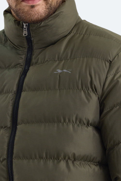 Slazenger HONOR I Erkek Şişme Haki Mont & Kaban