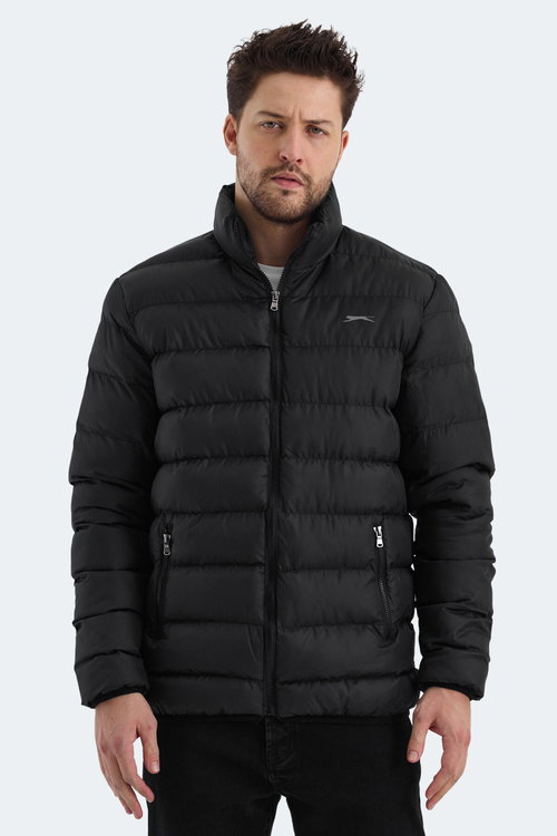 Slazenger HONOR I Erkek Şişme Siyah Mont & Kaban